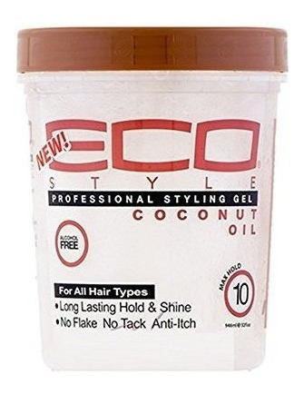 Aceite De Coco En Gel Estilo Ecologico, 32 Onzas