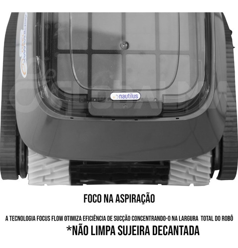 Aspira Max 7320 Robô Manutenção De Piscinas Marca Nautilus