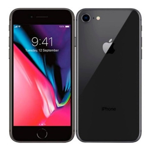 iPhone 8 64gb Libre + Cargador Inalambrico + Vidrio (Reacondicionado)