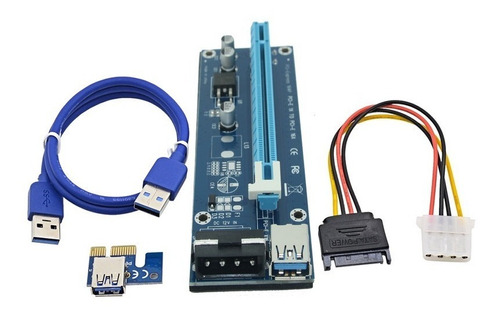 Adaptador Pci Express Pci-e 1x To 16x Riser Card Extender