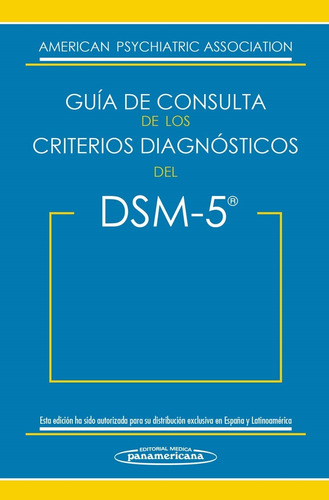 Dsm-5 Guía De Consulta De Los Criterios Diagnósticos Del  Ds
