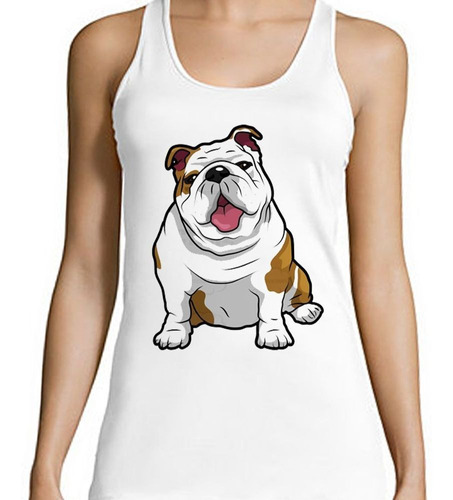 Musculosa Bulldog Ingles Dibujo