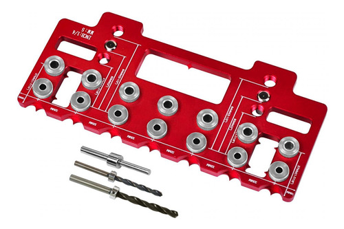 Plantilla De Guía De Perforación, Pasador De Estante, Rojo