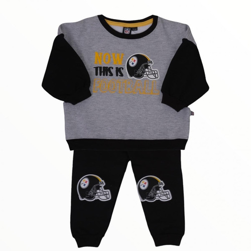 Conjunto Pants Sudadera Bebés Nfl Steelers