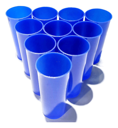 Vasos Plásticos De Colores X 10 Unidades - 5 Soles Cotillón