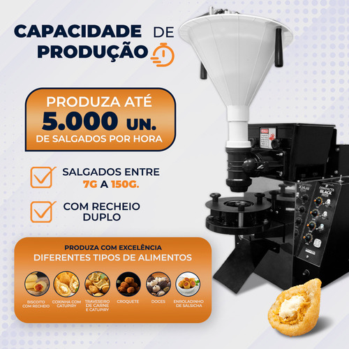 Kit Máquina De Fazer Salgados E Doces Com Duplo Recheio 127V