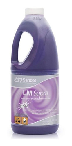 Detergente Desincrustante Ácido Lm Supra 2l Sandet