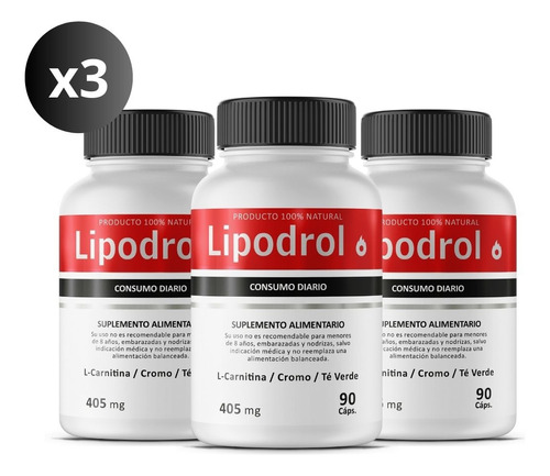 Lipodrol Envio Gratis Perdida De Peso Natural Efecto Sentis