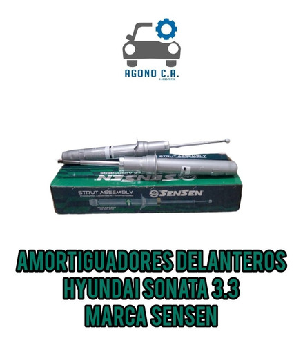 Amortiguadores Delanteros Hyundai Sonata 3.3 Marca Sensen