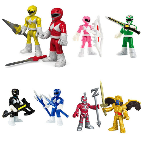 Coleção De 8 Personagens - Mini Figuras Imaginext - Original