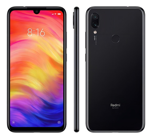 Xiaomi Redmi Note 7 (48 Mpx) Dual SIM 64 GB space black 6 GB RAM - Aceitável (Recondicionado)