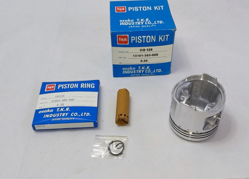 Kit De Piston Honda Cg-125 Medidas 0.25 0.75 1.00 Tkr