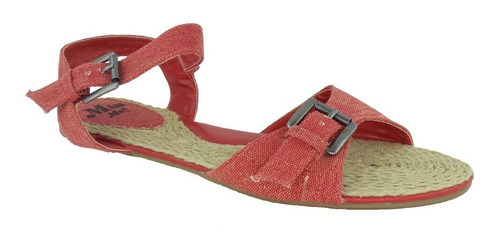 Sandalias Importadas Miss Me Modelo Jute-3 Azul, Rojo