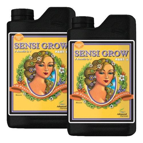 Ph Perfect Sensi Grow A + B 1l Advanced Nutrientsb