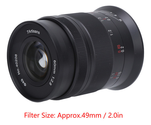 ~ Lente De Câmera 60 Mm F2.8 Ii M43 M43 Mount Durable Half