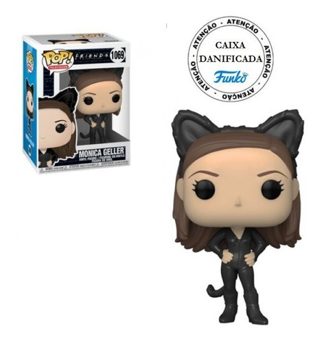 Boneco Pop Funko Friends Monica Geller As Catwoman #1069