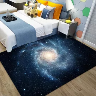 Alfombra Para Sala Dormitorio Diseño Exclusivo Galaxia