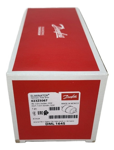 Imagem 2 de 5 de Filtro Danfoss Dml164s 1/2 Solda 023z5067