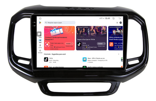 Multimidia Fiat Toro 9p Aikon Proton G3 6gb 64gb Carplay