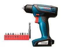 Comprar Taladro Atornillador Bosch Smart 12v + Juego Puntas Y Brocas Color Azul Acero