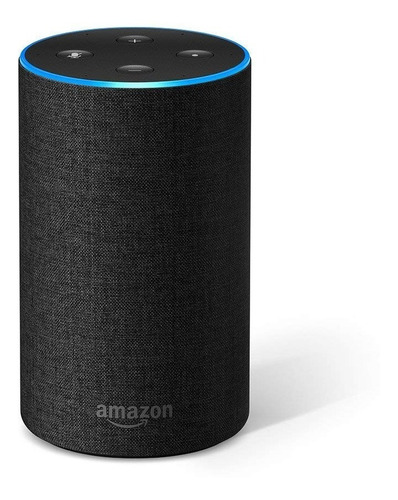 Echo Amazon Alexa Negro Charcoal Español - Laaca 