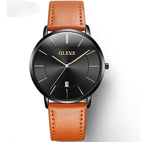 Olevs Mens Relojes De Pulsera Relojes Ultra Finos Hombres Ca