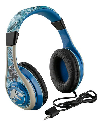 Jurassic World Auriculares Para Niños, Diadema Ajustable, So