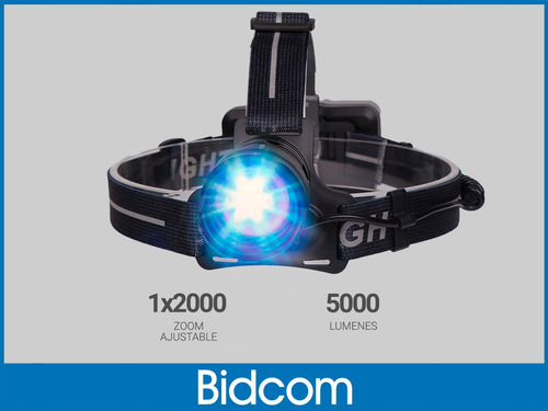Imagen 5 de 10 de Kit Linterna Minero Vincha + Baterias Recargable Garantia