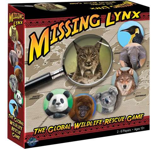 Juego De Mesa Missing Lynx Wildlife Rescue /family