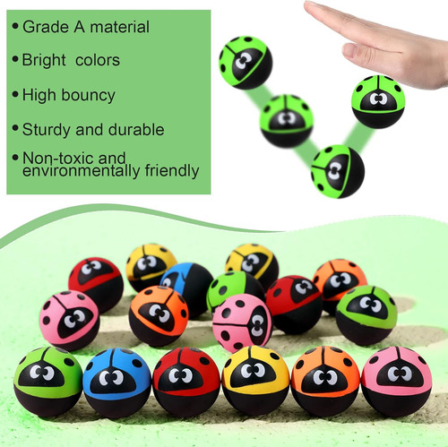 24 Bolas Hinchables De Mariquita, Regalos De Fiesta, Bolas P