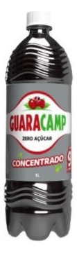 Xarope Concentrado Guaraná Zero Açúcar Guaracamp - 1litro