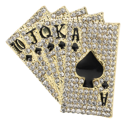 Juego De Cartas Poker Chip Pin Poker Chest