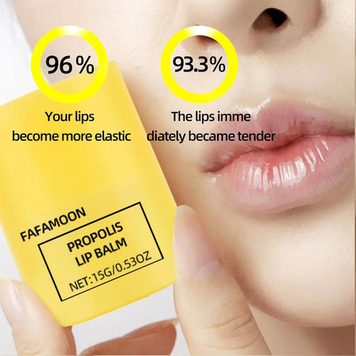 2 Unidades De Crema Labial Con Miel, Bálsamo Labial Hidratan