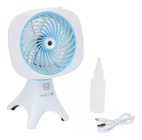 Ventilador Humidificador Rociador De Agua Pulverizada 