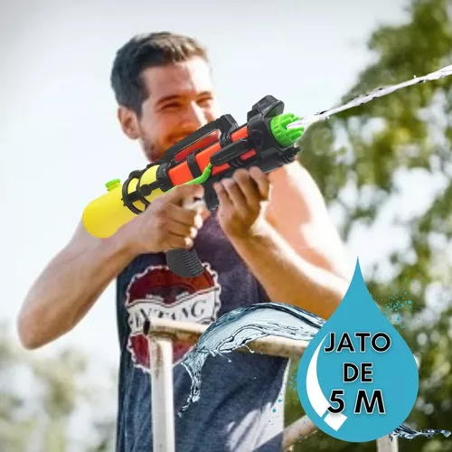 Kit 2 Lança Água Water Gun Arma Arminha Pistola Brinquedo