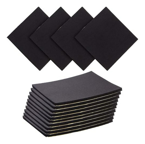 Pack De 10 Láminas De Neopreno Adhesivo De 1/4 Pulgada De Gr