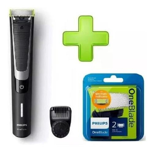 Afeitadora Philips Oneblade Pro Qp6510 + Repuesto Qp220