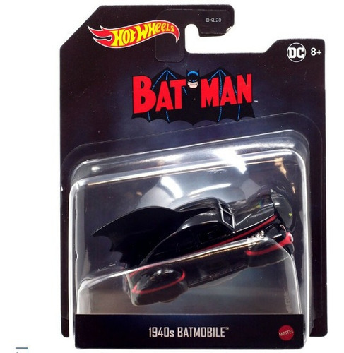 Batman 1940s Batimobile Hot Wheels Tarjeta Americana