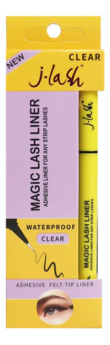 Delineador Pegamento Pestañas Jlash Magic Lash Eyeliner Color Clear