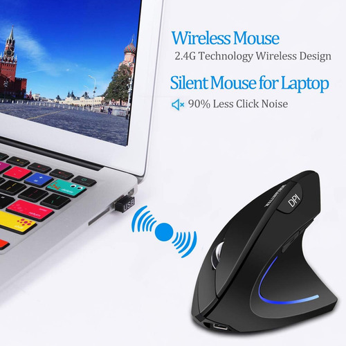 Mais E Melhores Mouses Verticais De Mouse Sem Fio Ergonômico