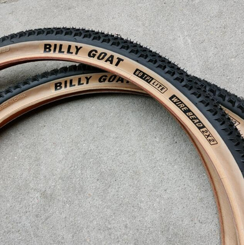Imagen 3 de 7 de Cubierta Bici Mtb Billy Goat 29/2.1 Banda Crema 60tpi Salas