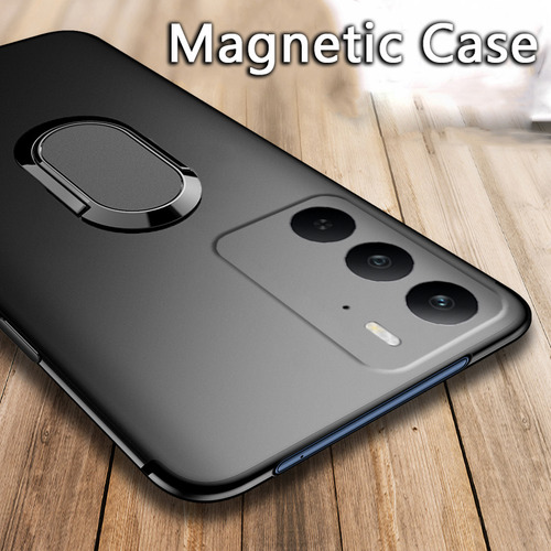 Capa Para Realme C75 4g Com Anel De Silicone Adsorvível