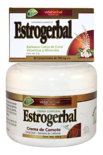 Estrogerbal Crema De Camote Silvestre + Paquete Completo