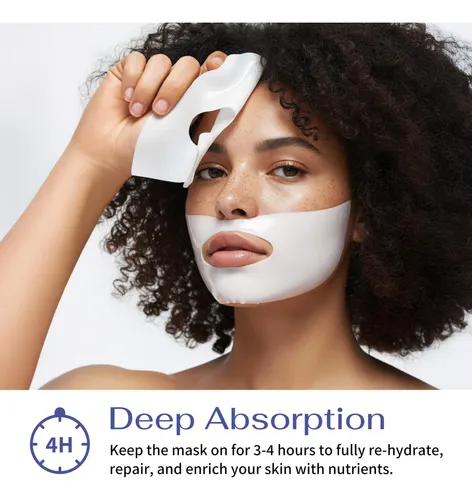Máscara Facial Koreana Skin Ghk-cu, Peptídeo De Cobre, Hidro