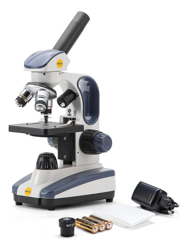 Microscopio Mono. Sw200dl 40-1000x Luz Doble Enfoq. Fino Cam