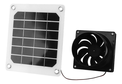 Ventilador Alimentado Por Energía Solar, Panel De Escape De