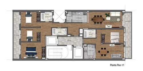 Imagen 9 de 10 de Venta Depto. 1 Dormitorio En Construcción, Av Pellegrini 2600 - Gazze