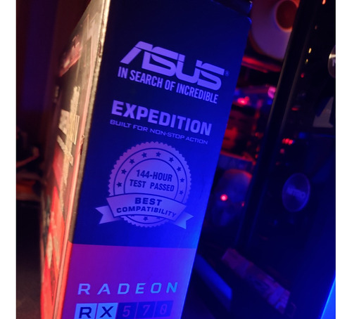 Caja De Placa De Video Asus Radeon Rx 570 4gb Expedition (Usado)