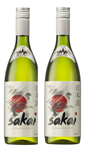 Kit 2 Saque Sakai Tradicional Garrafa 750ml Japones