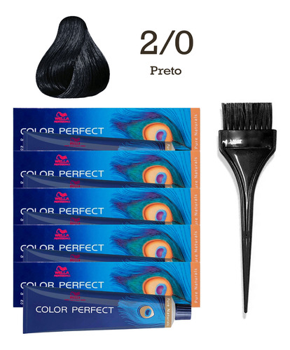 5 Unidades Coloração Color Perfect Wella | Escolha A Cor
